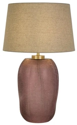 Searchlight EU44652PI - Lampă de masă AMETHYST 1xE27/60W/230V