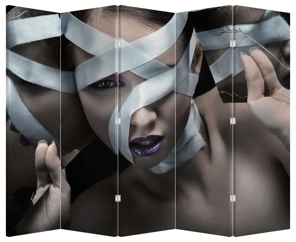 Paravan - Femeie și panglică (210x170 cm)