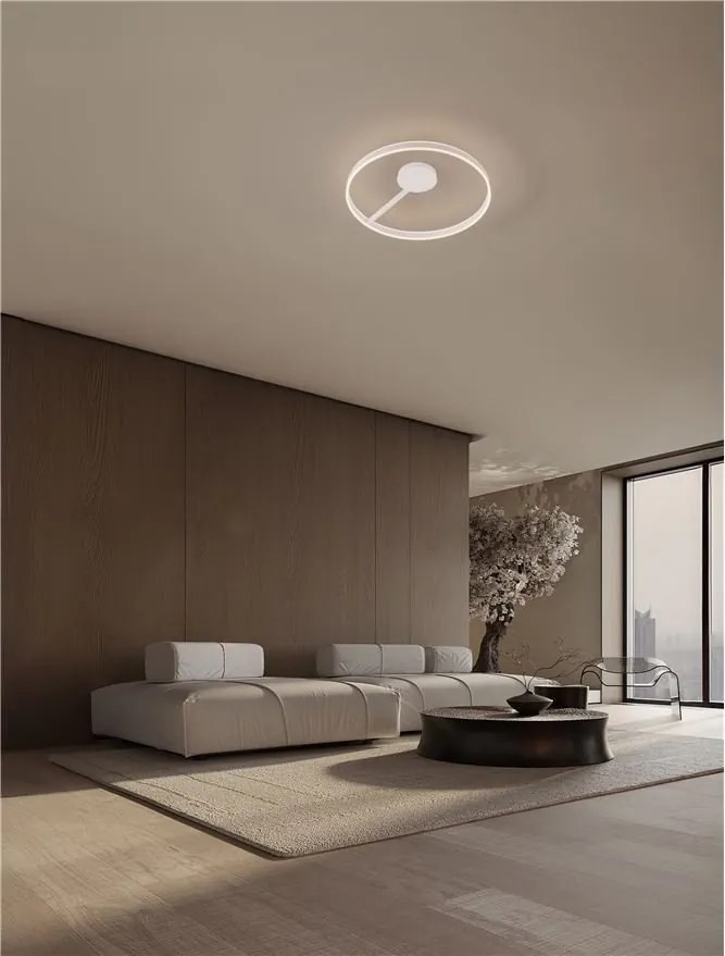 Plafoniera LED design modern BIANCO 48Watt, NVL-9060288