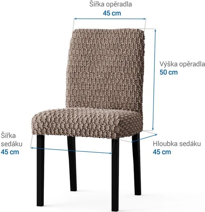 Gaico Huse bielastice MOSAICO alunei scaun cu spatar 2 buc (45 x 45 x 50 cm)