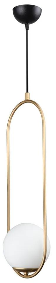 Lustră Squid Lighting Arch, înălțime 146 cm, auriu
