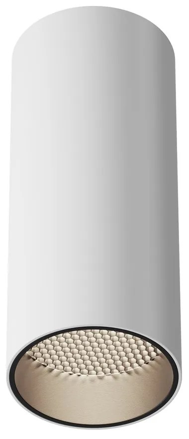 Plafoniera LED design tehnic Focus alb, 4000K