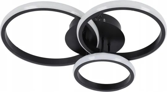 Plafonieră LED 38W/230V, neagră