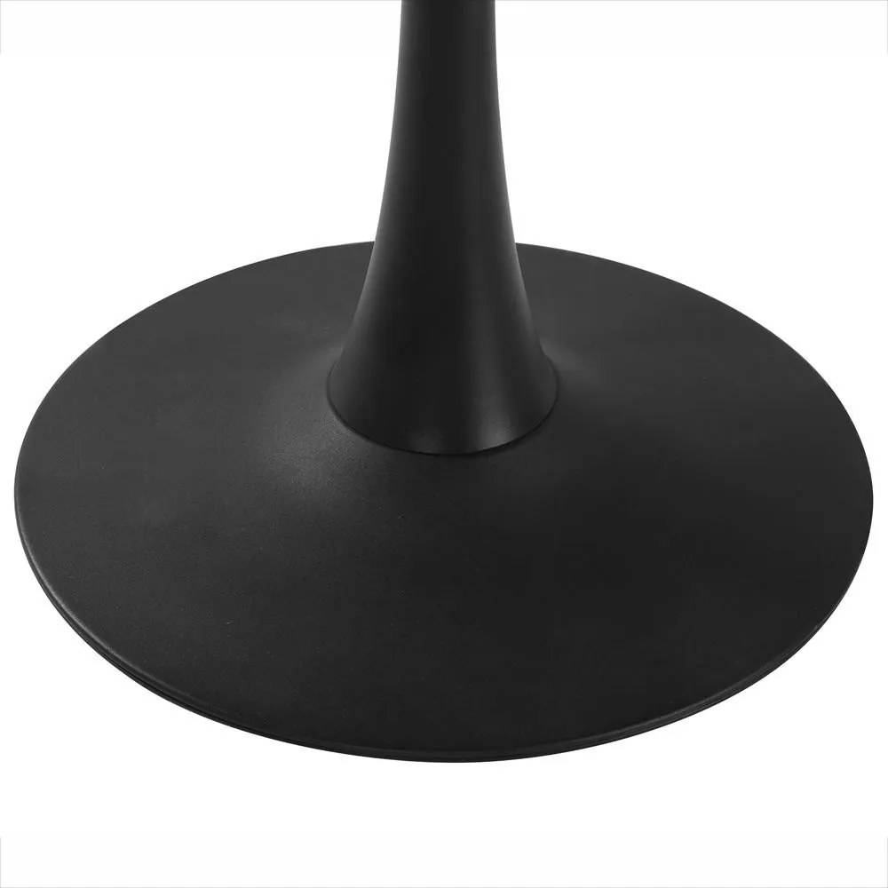 Masă de dining AVENBERG ORBIS Ø80 negru