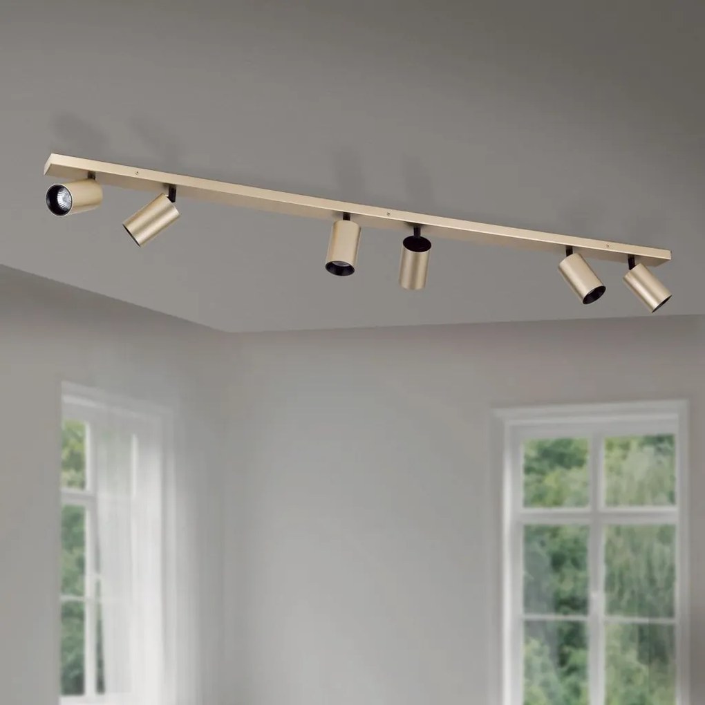 Aplica de perete/tavan cu Spoturi stil minimalist modern SEAN 6L auriu