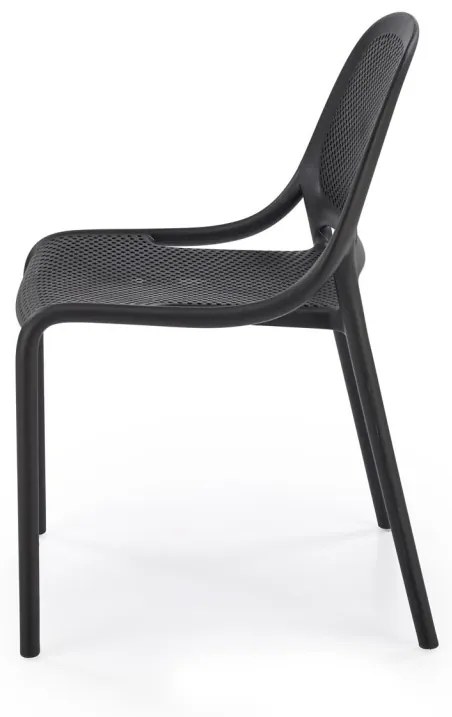 Scaun plastic K532 negru