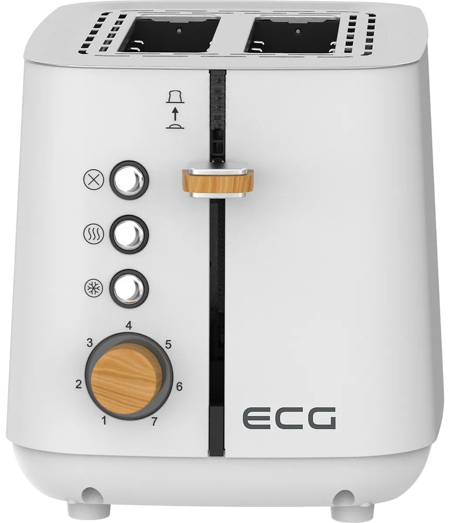 Prăjitor de pâine ECG ST 2768 Timber White