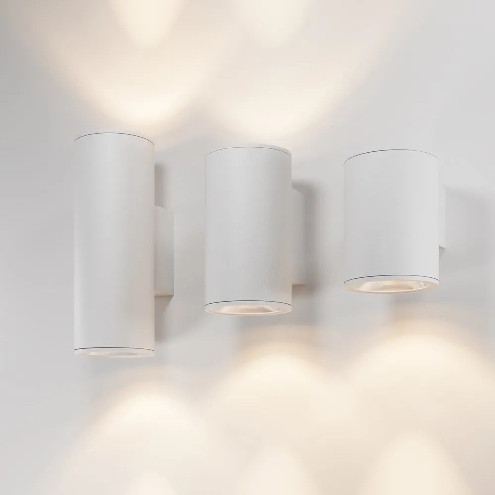 Aplica LED de perete pentru exterior IP65 Shim alb