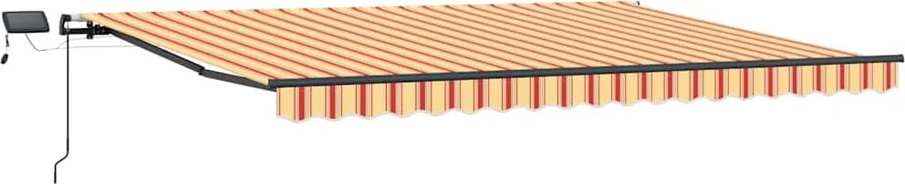 vidaXL Cortina Retractabilă galben și portocaliu 400 ×300 cm țesătură
