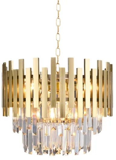 Lustră pe lanț ASPEN GOLD 6xE14/40W/230V