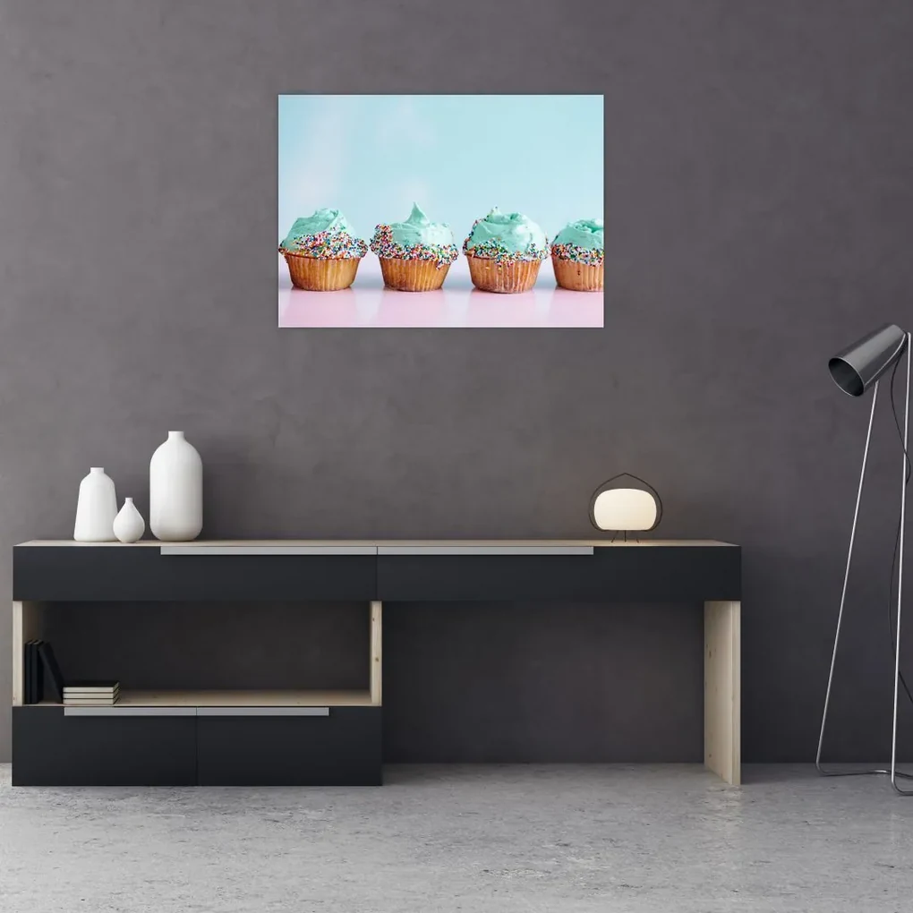 Tablou cu cupcakes (70x50 cm), în 40 de alte dimensiuni noi