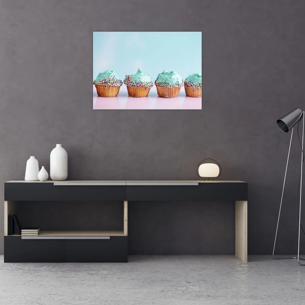 Tablou cu cupcakes (70x50 cm)