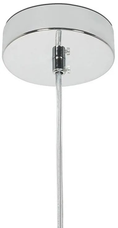 Lustra suspendata din sticla structurata Hat 60 transparent