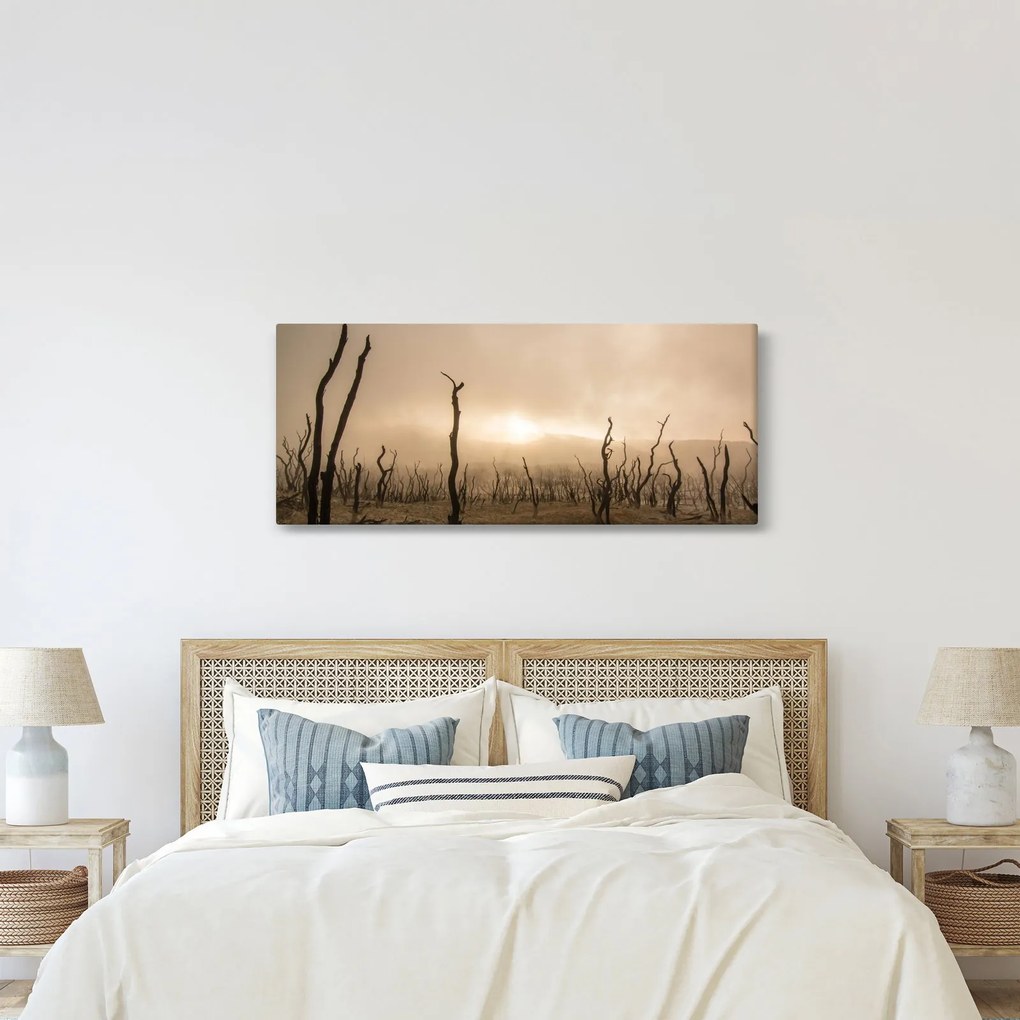 Tablou - Copaci goi (120x50 cm)