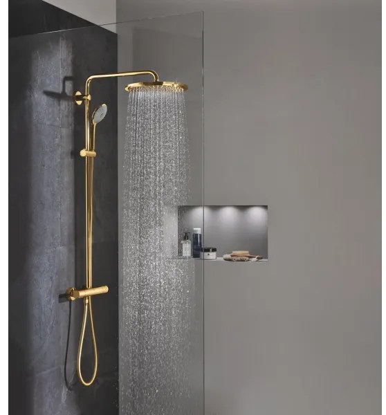 GROHE 26075GL0 - Sistem de duș EUPHORIA SYSTEM 310, 450 mm, auriu