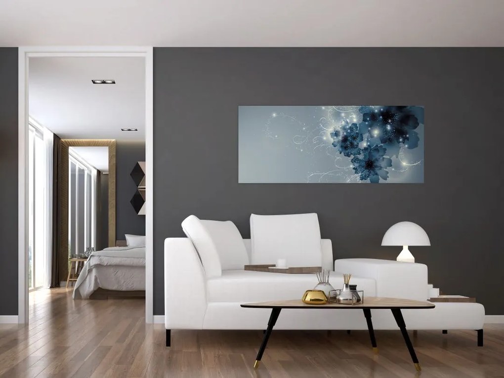Tablou - Flori delicate (120x50 cm)