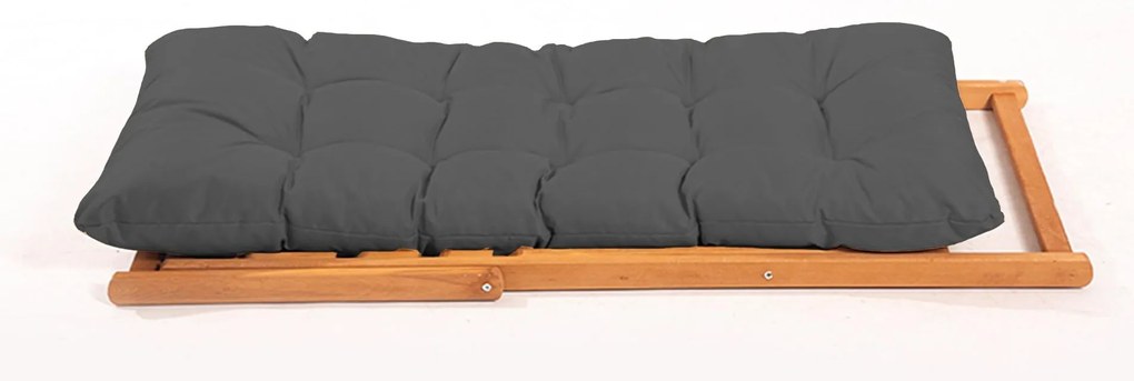 Set mobilier de grădină masă și scaune Kikadu 5 (gri + natural) (pentru 2 persoane). 1093853