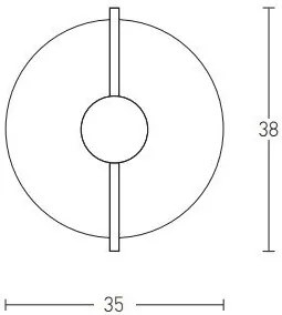 Aplica LED design decorativ modern Grier
