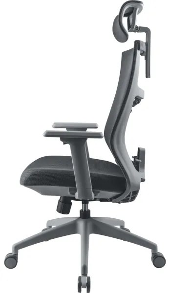 Scaun de birou negru/gri Yenkee