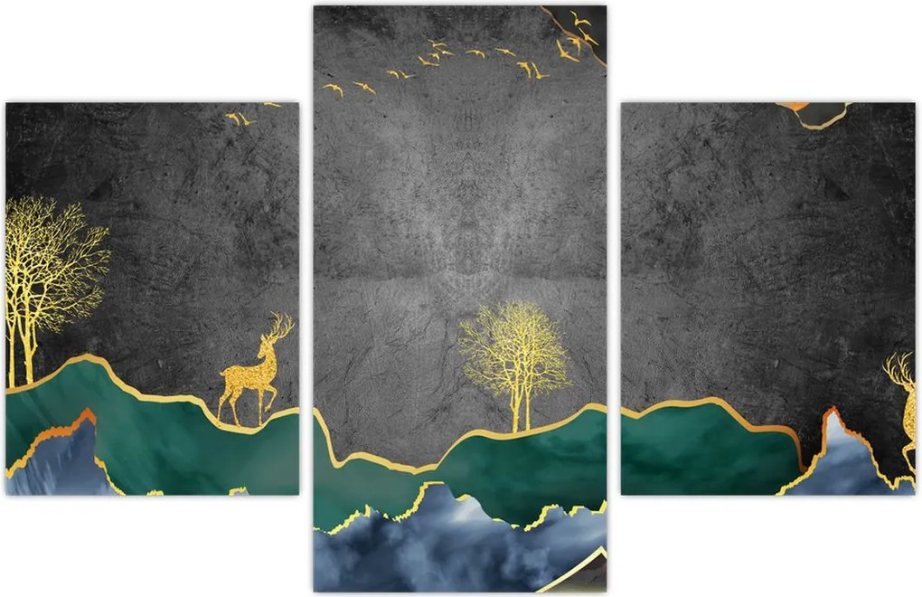 Tablou - Munții (90x60 cm)