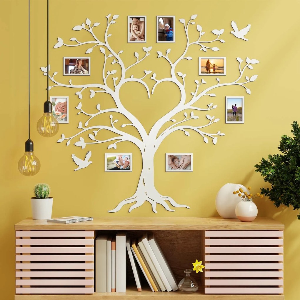 DUBLEZ | Ramă foto Arbore Genealogic din lemn