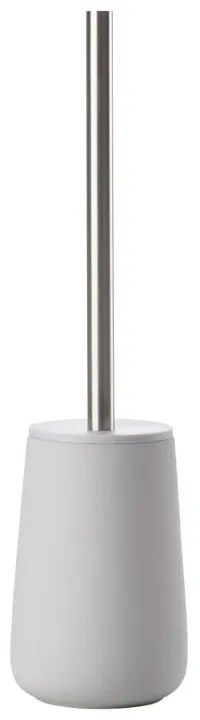 Perie de WC gri deschis din porțelan Nova – Zone