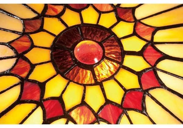 Elstead QZ-WEST-END-F - Plafonieră Tiffany WEST 2xE27/75W/230V