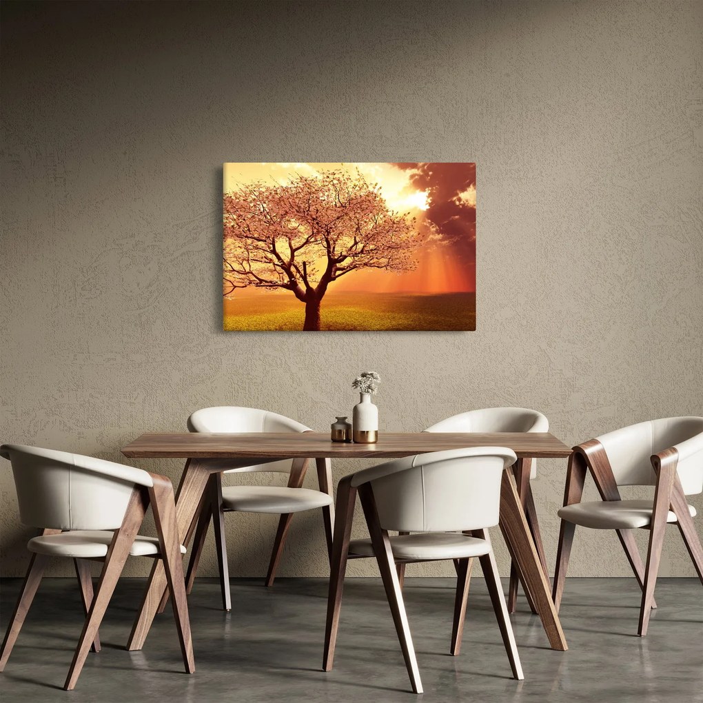 Tablou cu razele lui Dumnezeu (90x60 cm)