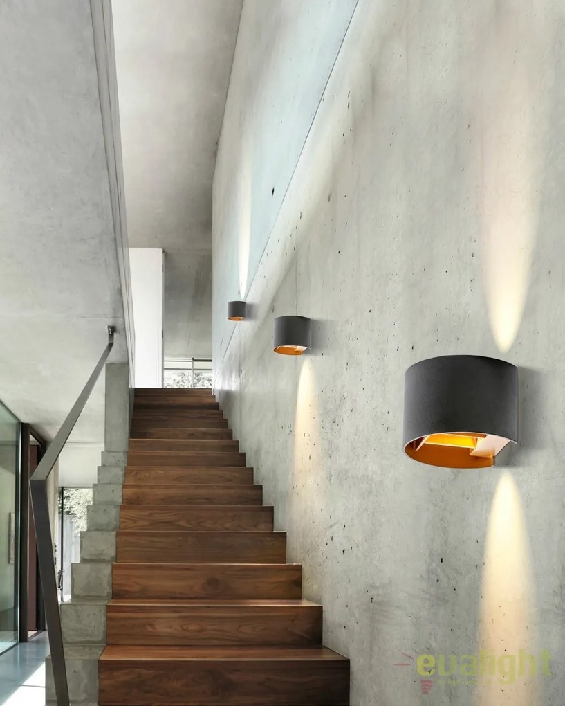 Aplica moderna cu lumina ambientala Leticia 2, aluminiu