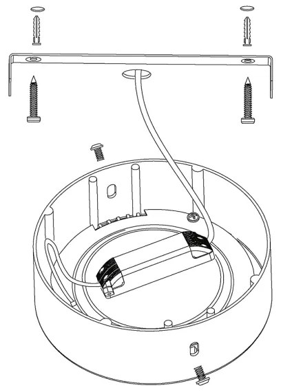 Eglo 96669 - Plafonieră LED RGBW dimerizabilă FUEVA-C LED/15,6W/230V BT