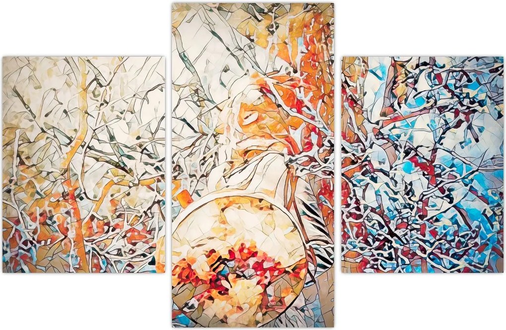 Tablou - Abstract mozaic (90x60 cm)