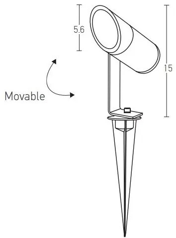 Lampă LED de exterior LED/7W/230V IP65 antracit Zambelis E152