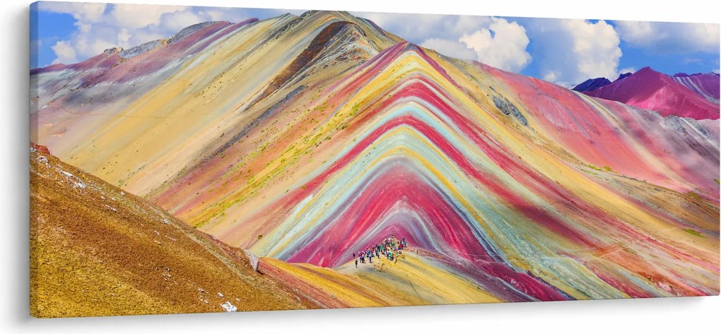 Tablou - Muntele Curcubeu, Peru (120x50 cm)