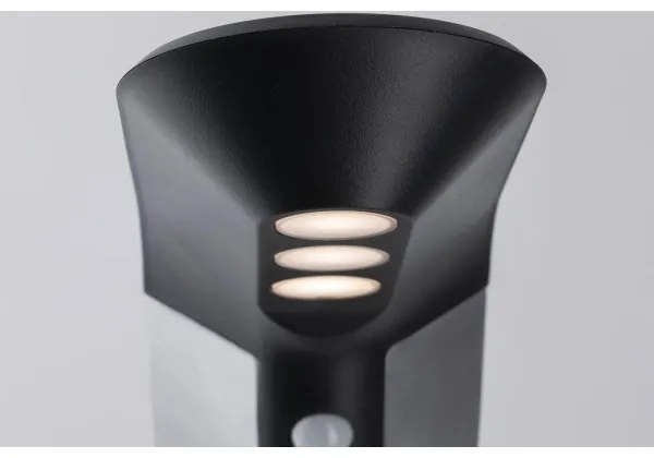 Paulmann 94252 - Lampă solară LED 1,2W IP44 cu senzor SOLEY 3,7V pentru exterior
