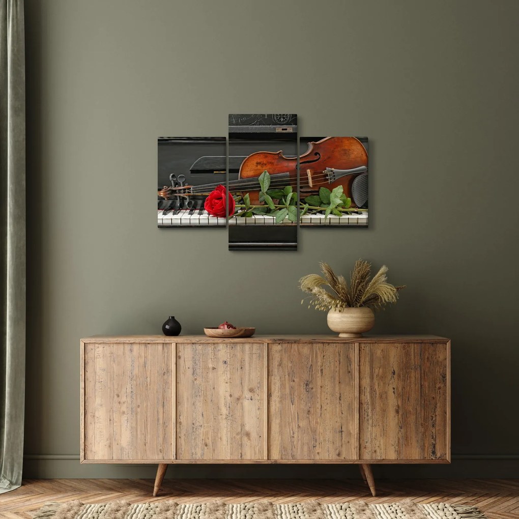 Tablou- Amintire de muzicean (90x60 cm)