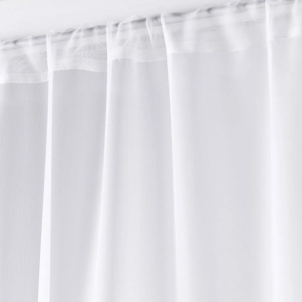 Perdele albe 2 buc. din microsatin 70x200 cm Voiline – douceur d'intérieur