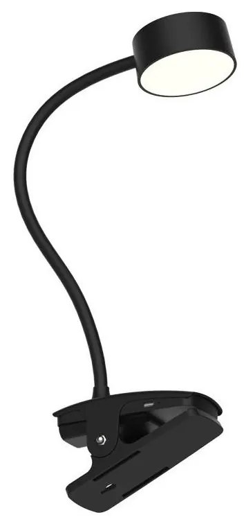 Top Light BELLA - lampă de birou LED cu clemă, reglare tactilă LED/4,8W/5V 3000-6500K negru