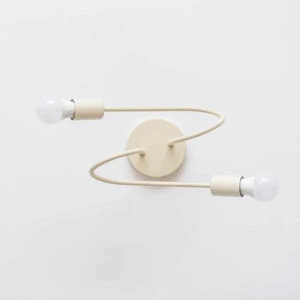 Lustră aplicată OXFORD 2xE27/15W/230V crem