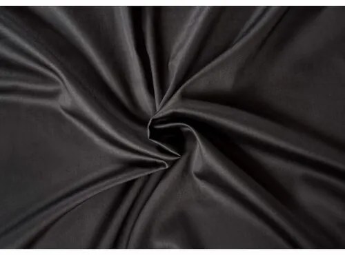 Cearșaf de pat Kvalitex Luxury collection, satin negru, 140 x 200 cm + 15 cm, negru, 140 x 200 cm