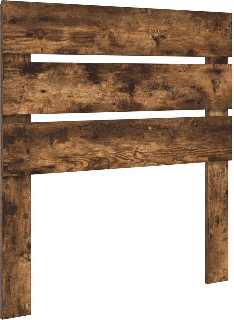 vidaXL Tăblie cap Stejar fumuriu 100 cm Lemn compozit