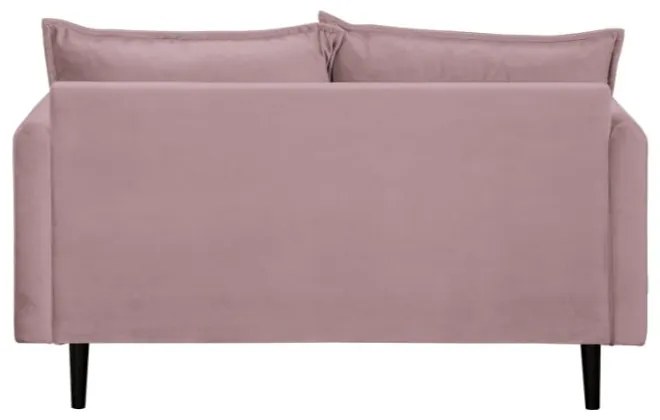 Canapea mov lavandă cu tapițerie din catifea 138 cm Juli – Ropez