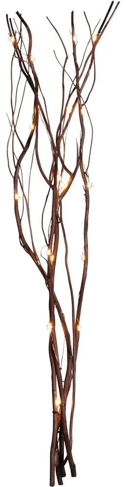 Decorațiune luminoasă maro ø 8 cm Willow – Star Trading