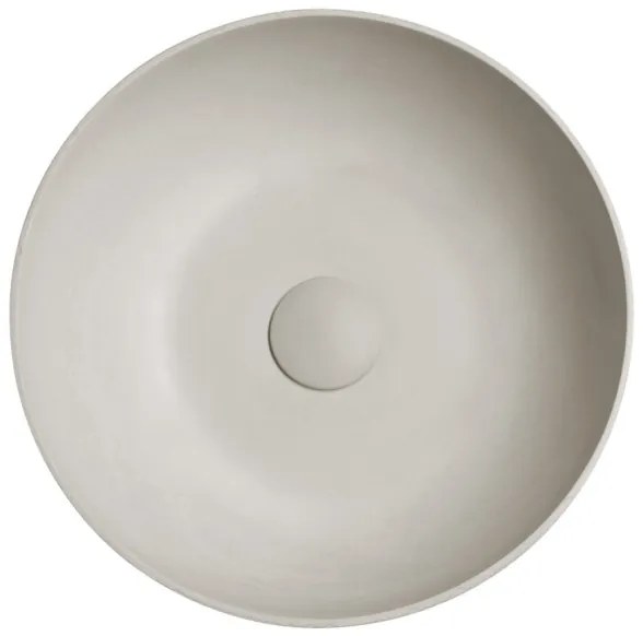 Sapho - Lavoar pentru blat FORMIGO Ø 39 cm beton/nisip
