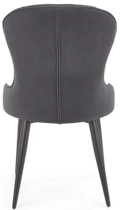 Scaun de bucaterie Rilla, gri/negru