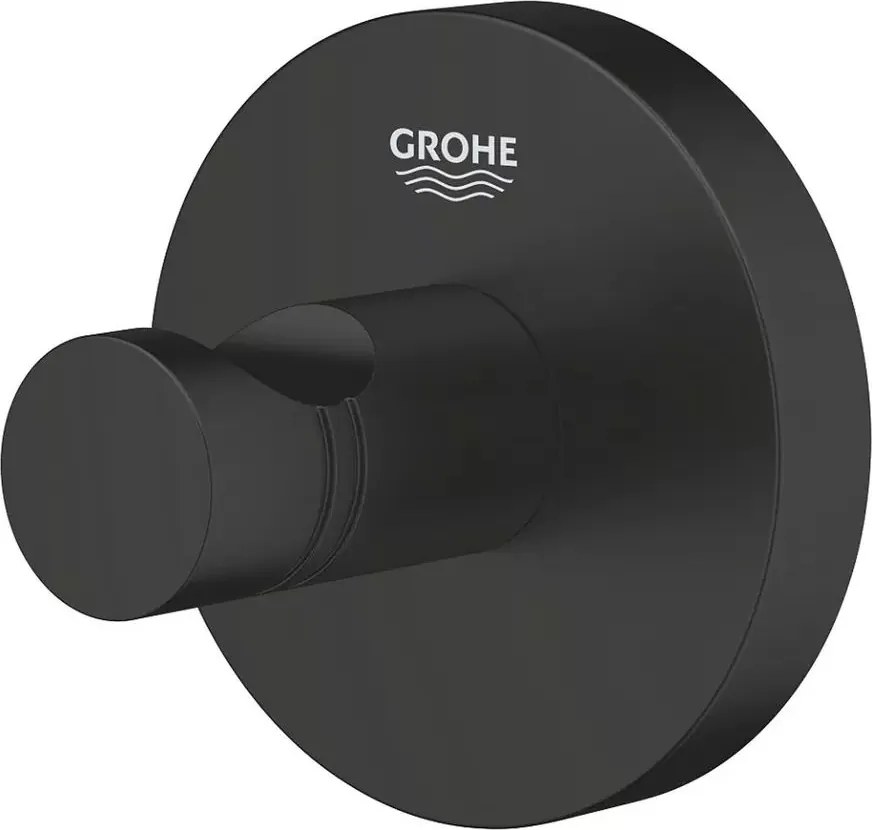 Cuier simplu Grohe Start negru mat
