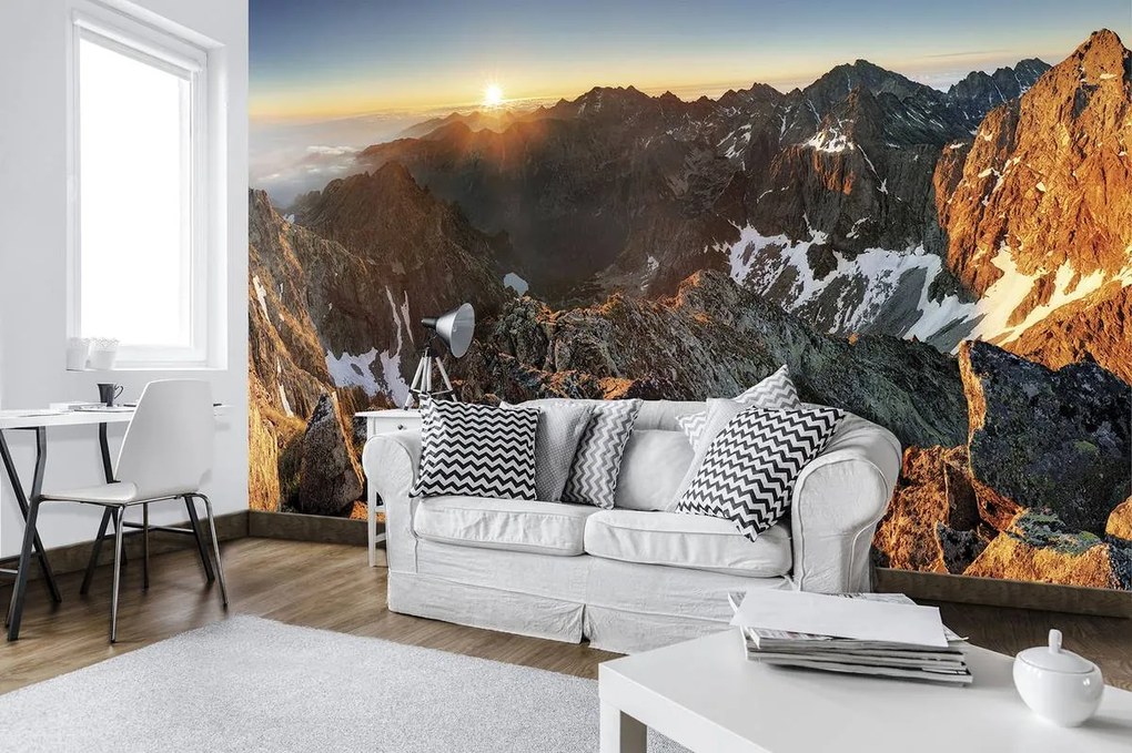 Fototapet - Rysy- Munții Tatra din Slovacia (152,5x104 cm)