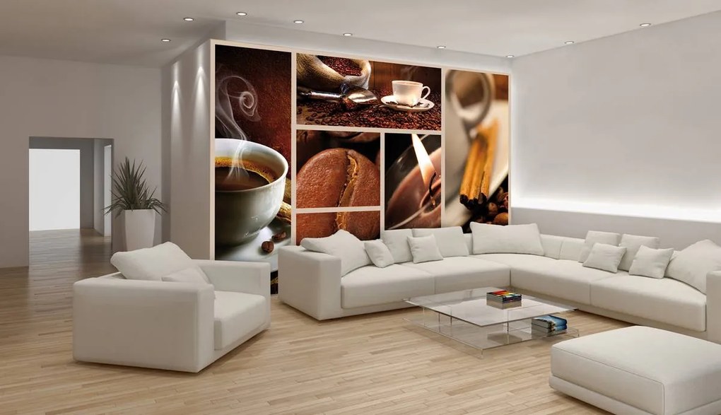 Fototapet - Boabe de cafea (254x184 cm)