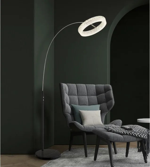Lampa de podea LED cristale din sticla LAUREL