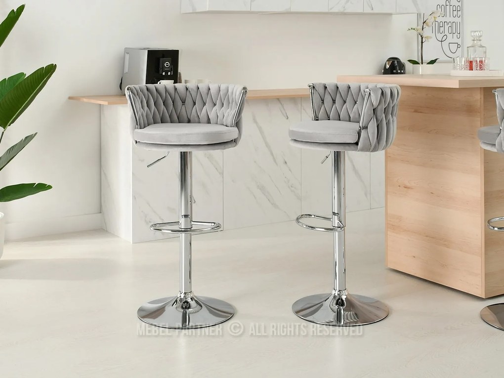 Scaun Adel (gri + chom). 1110644