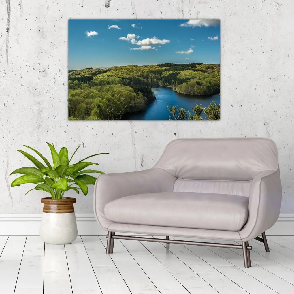 Tablou - Lac montan (90x60 cm)